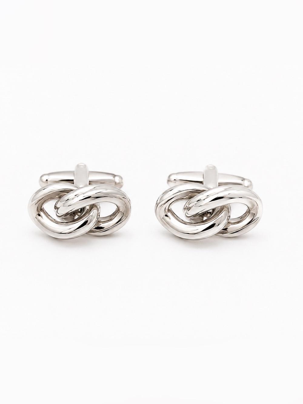 SWANK infinity knot cufflinks - Picture 2 of 6